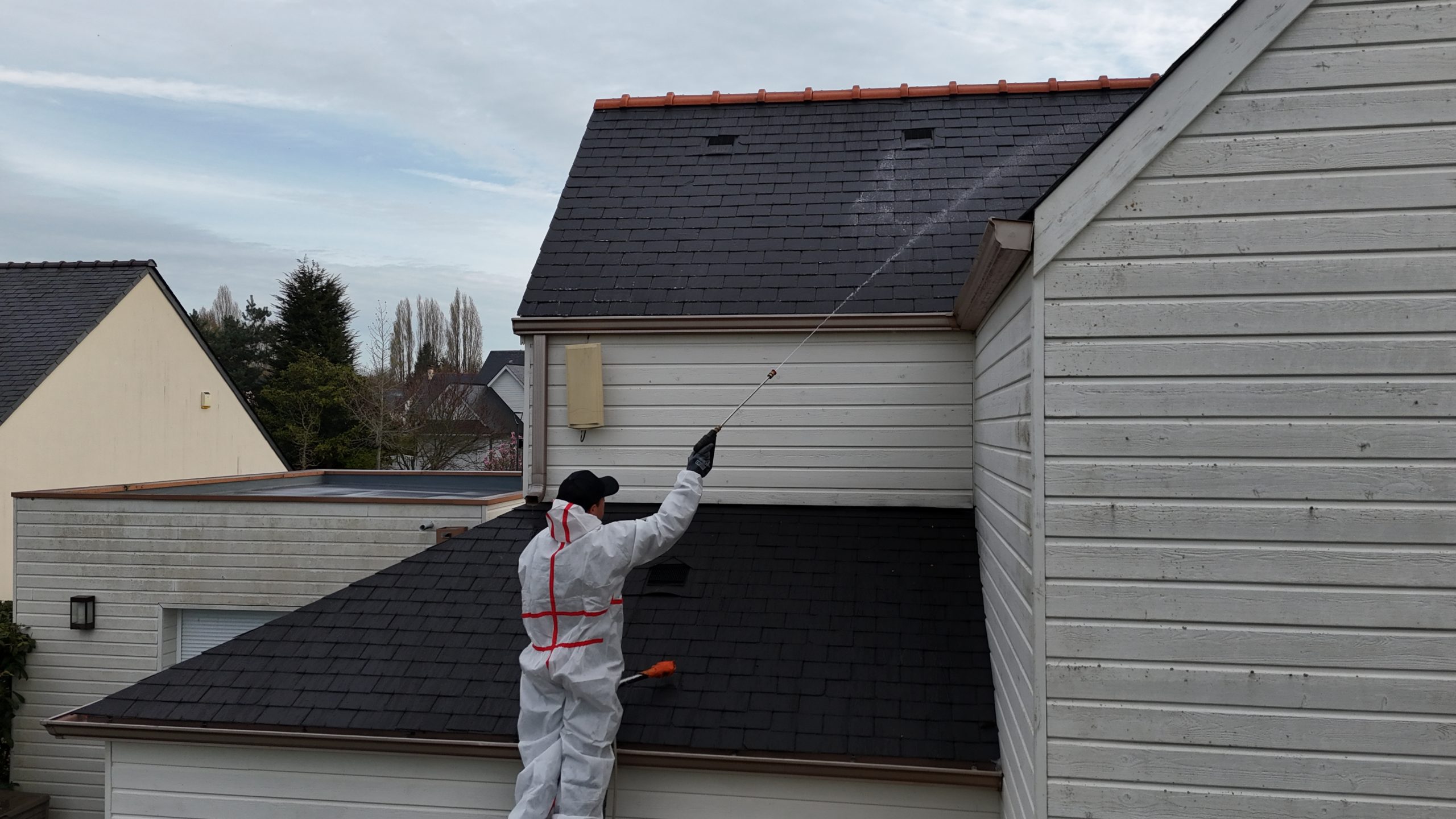 Algues Net+ anti-mousse toiture