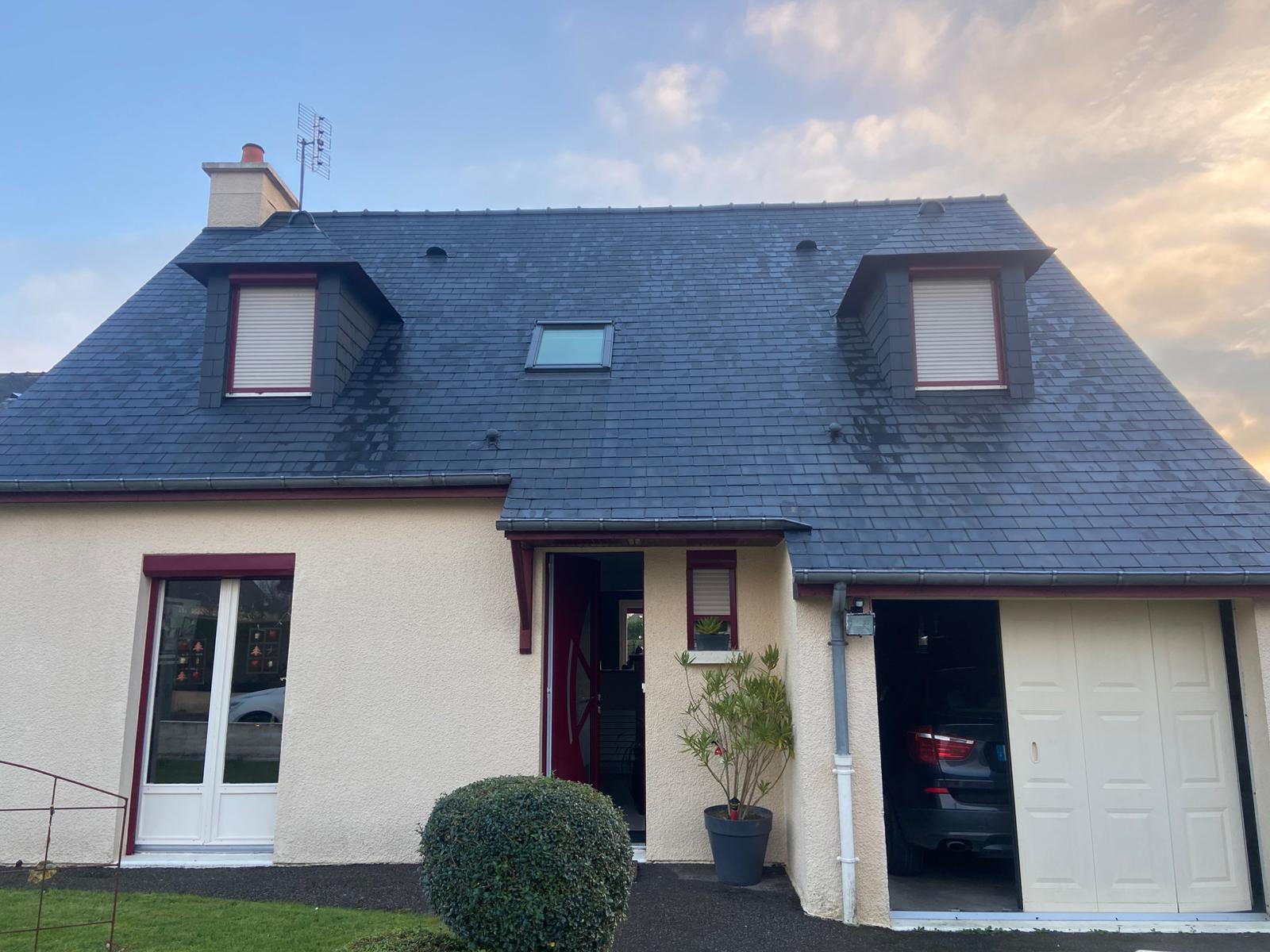 Algues Net+ traitement mousse toiture