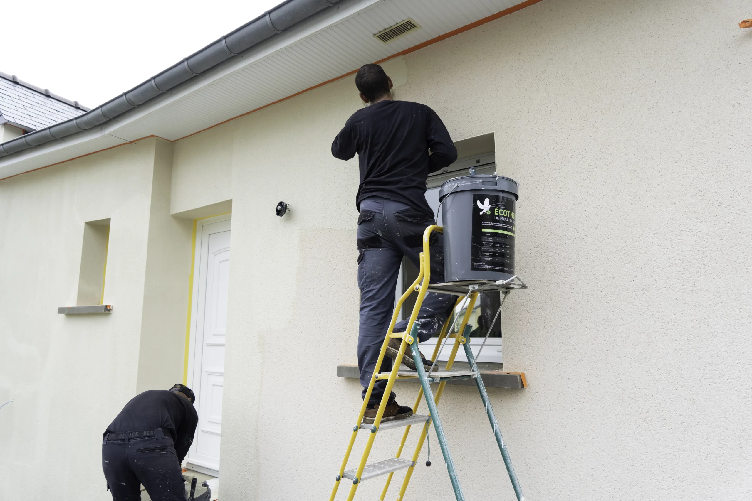 Écotherminnov’ façade liège chantier