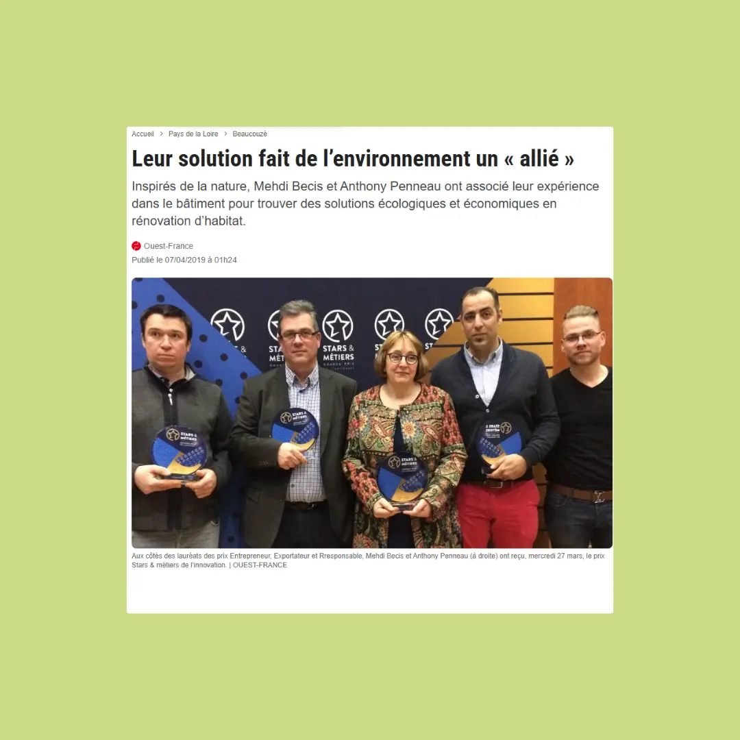Découvrez l’article dans Ouest-France sur le Prix Stars & Métiers 2019