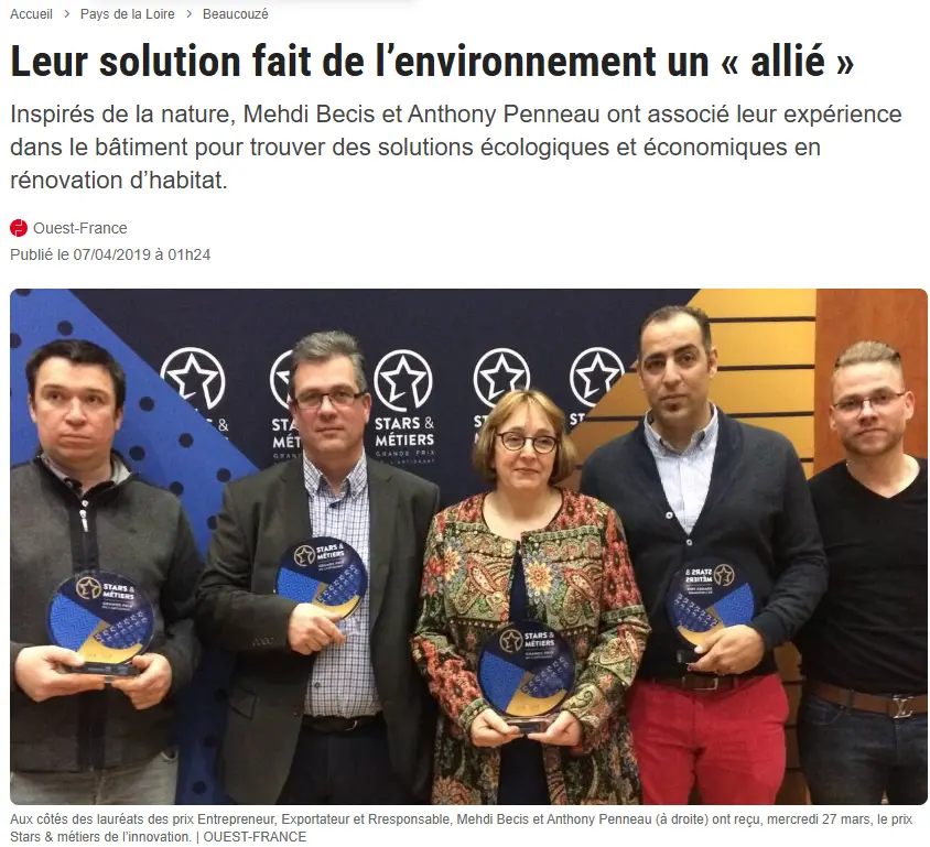 BP Innov' dans Ouest France